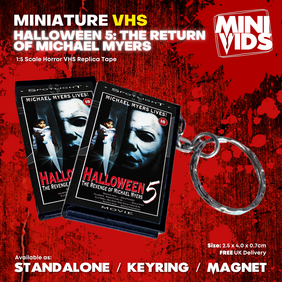 Halloween 5: The Revenge of Michael Myers 'MiniVids' Miniature Horror VHS