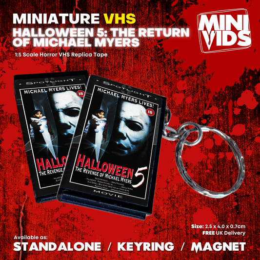 Halloween 5: The Revenge of Michael Myers 'MiniVids' Miniature Horror VHS