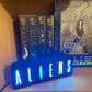 Aliens Horror Movie LED Light Sign