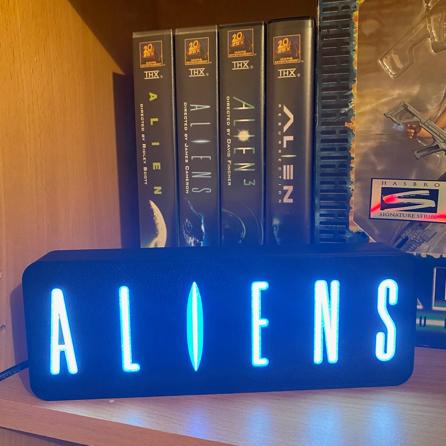 Aliens Horror Movie LED Light Sign