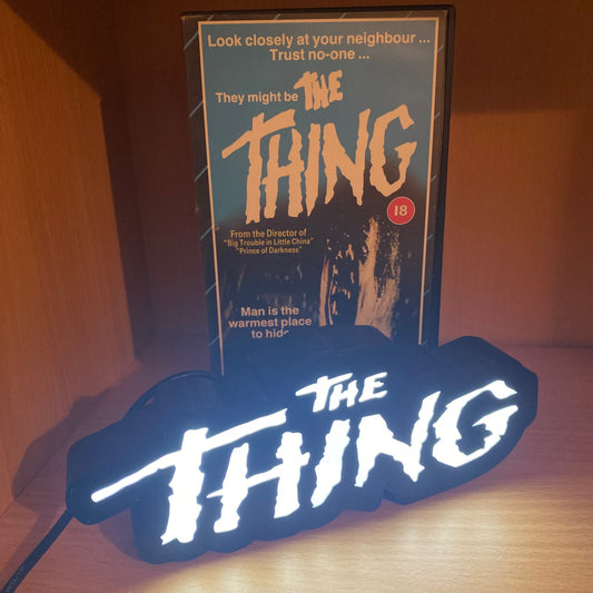 The Thing Horror Movie LED Light Sign