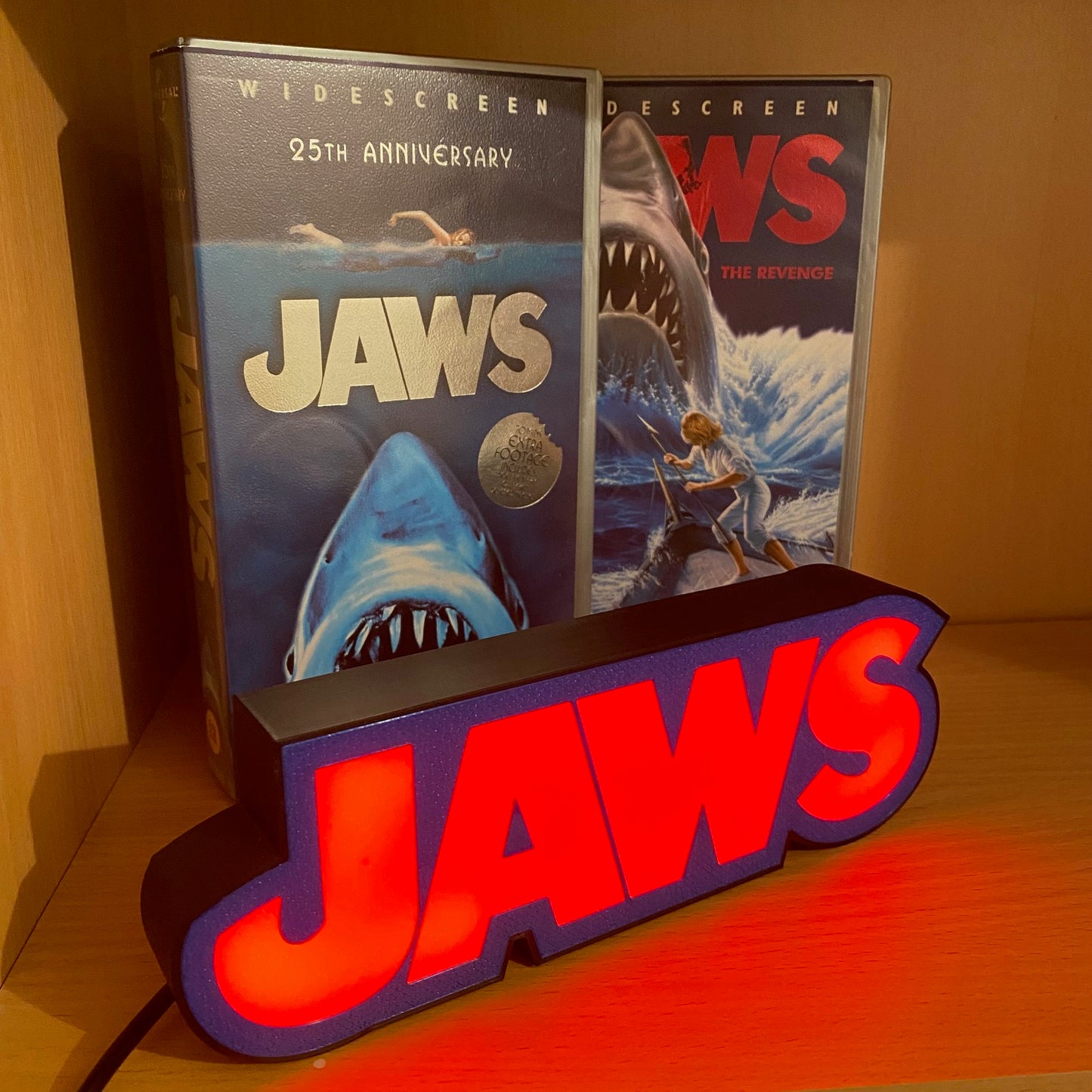 Jaws Horror Movie LED Light Sign