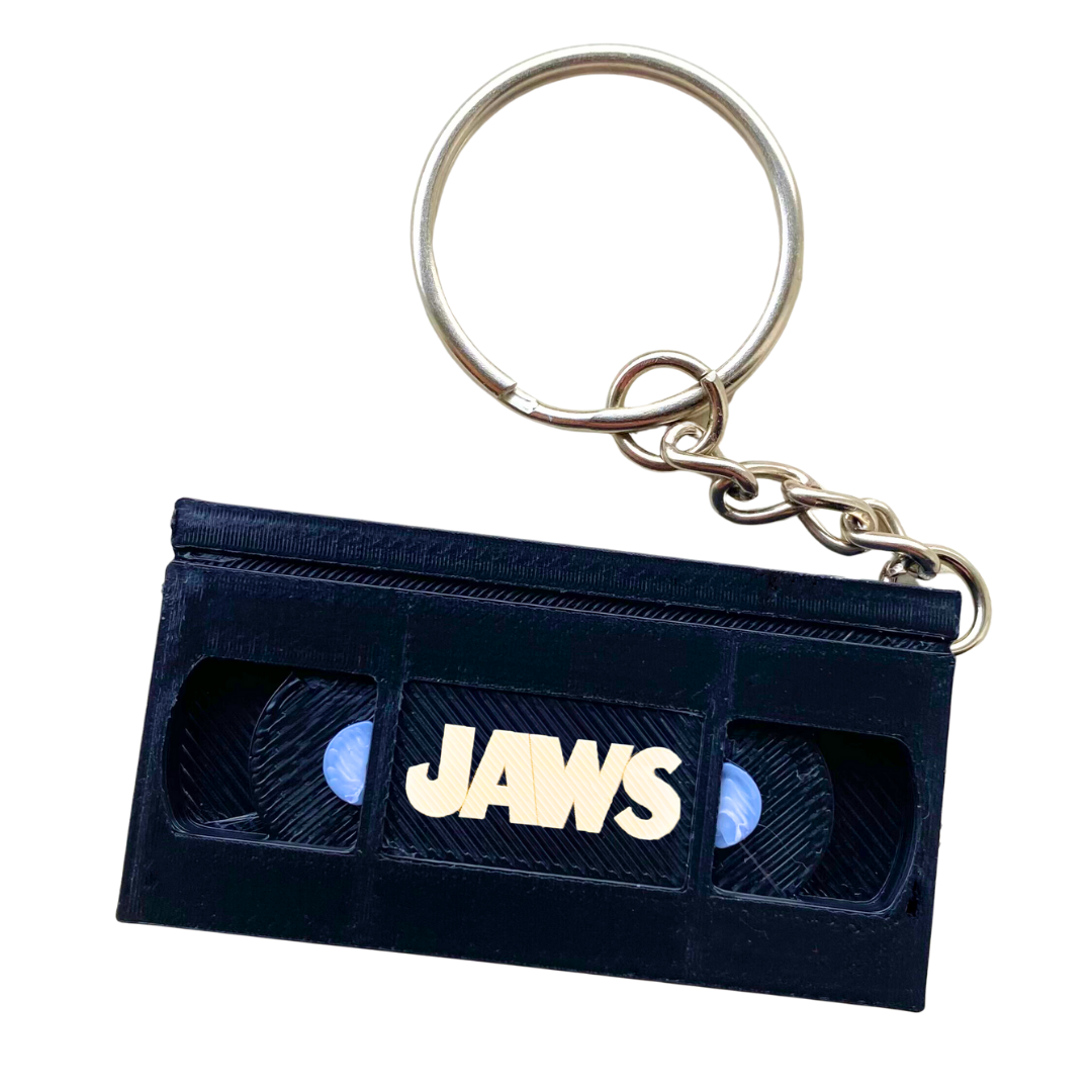 Jaws Mini Horror VHS Keyring