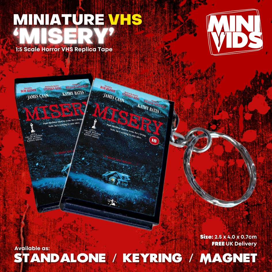 Misery 'MiniVids' Miniature Horror VHS