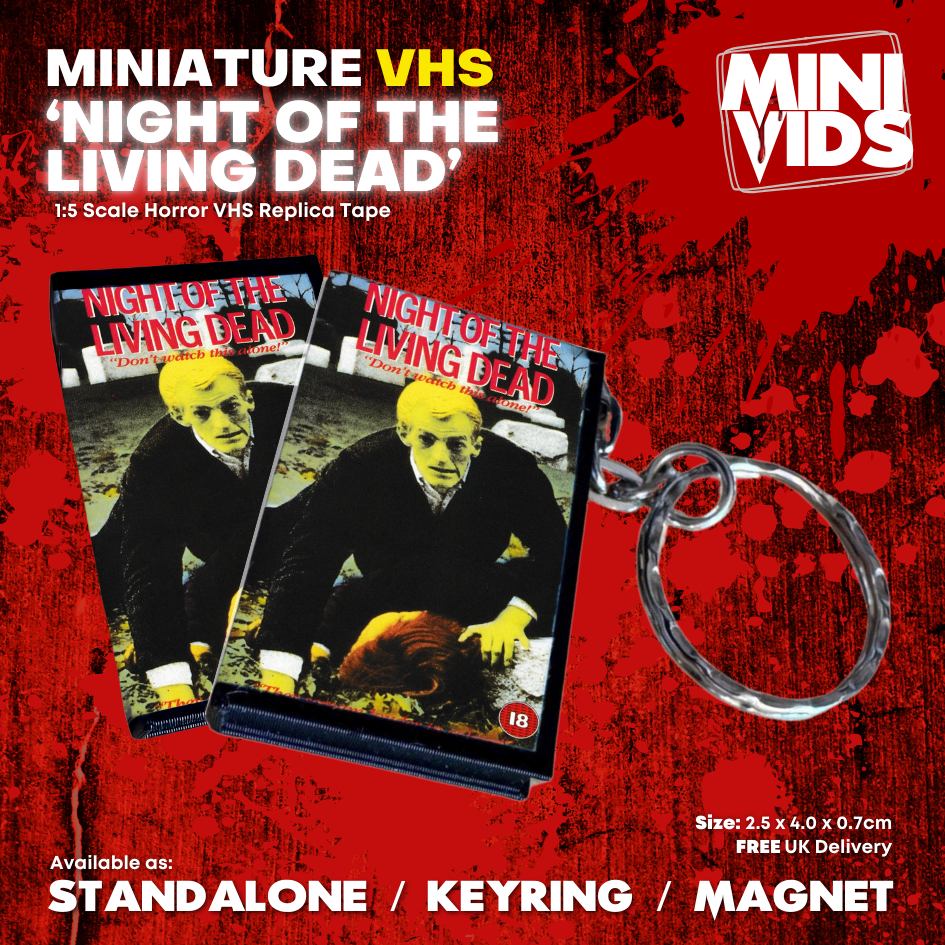 Night of the Living Dead 'MiniVids' Miniature Horror VHS