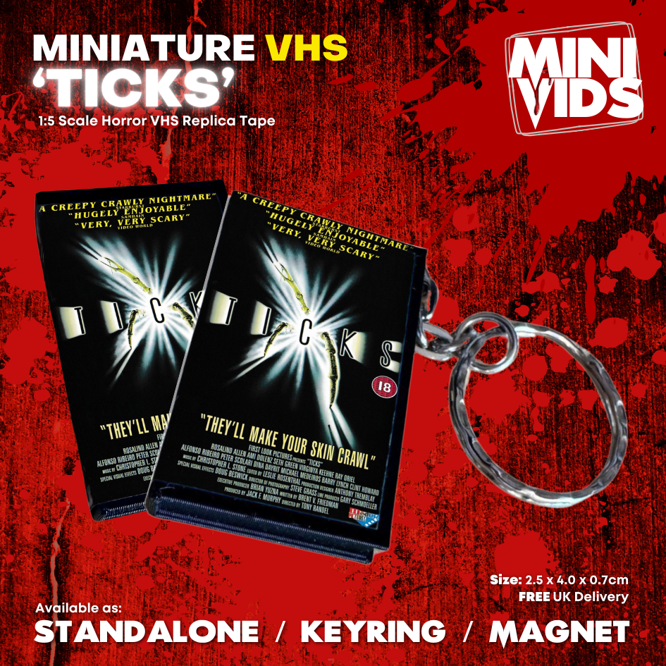 Ticks 'MiniVids' Miniature Horror VHS