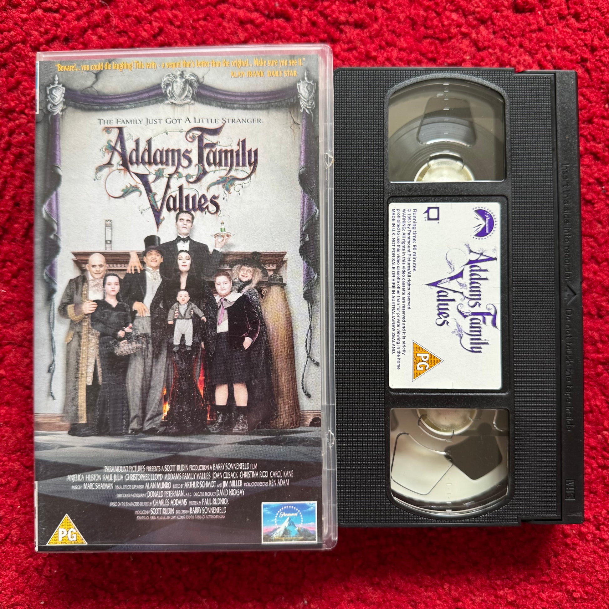 Addams Family Values VHS Video (1993) VHR2851