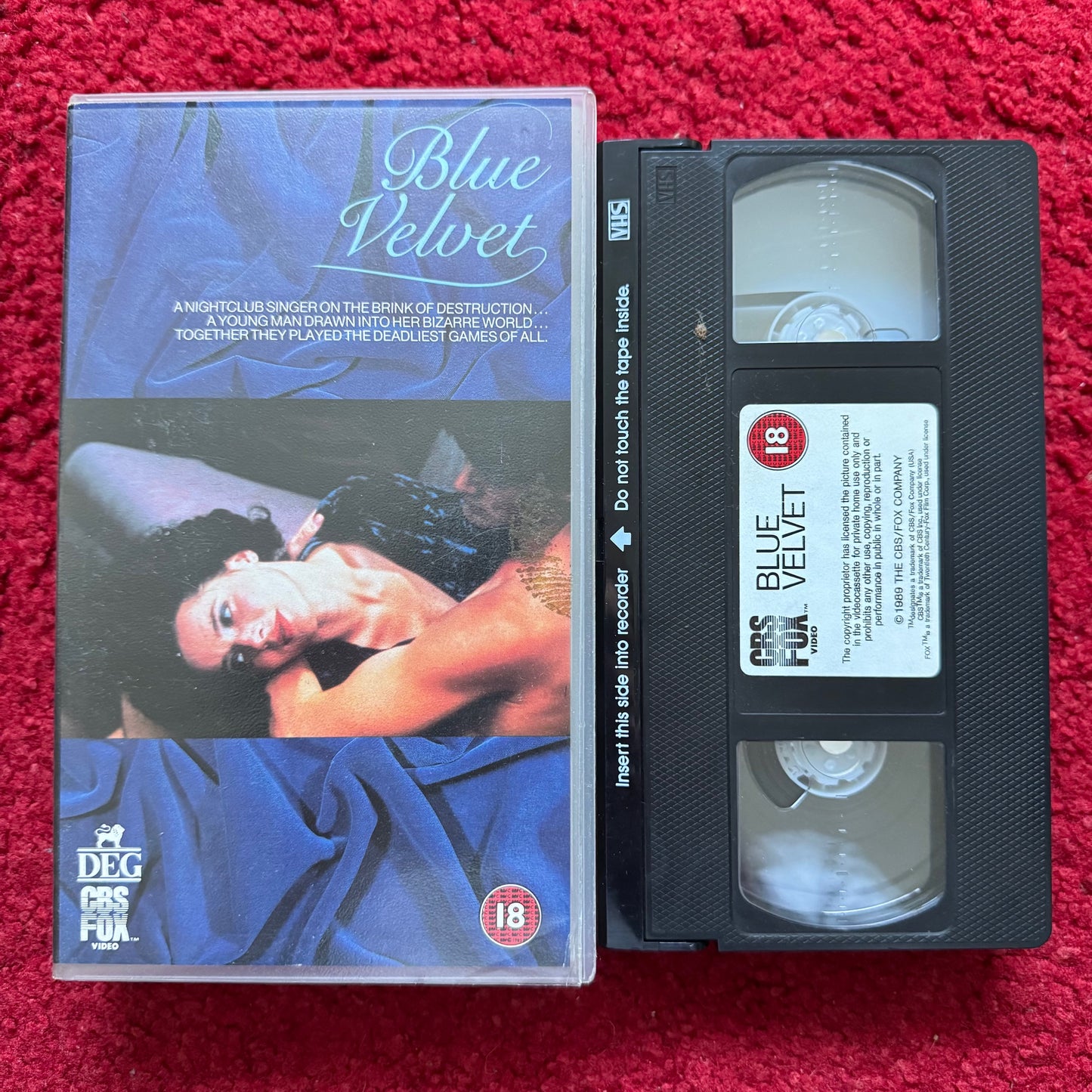 Blue Velvet VHS Video (1986) 5050