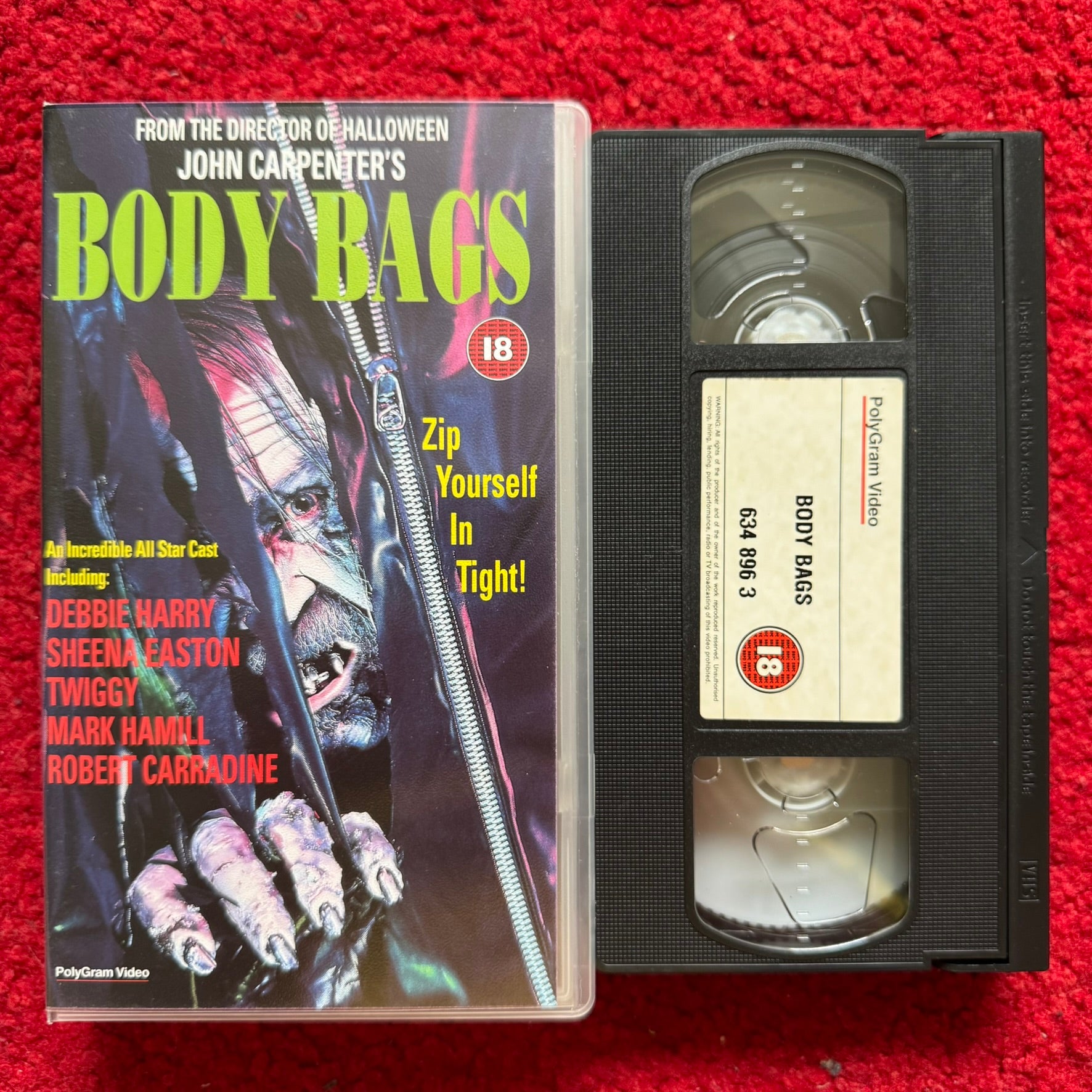 Body Bags VHS Video (1993) 6348963