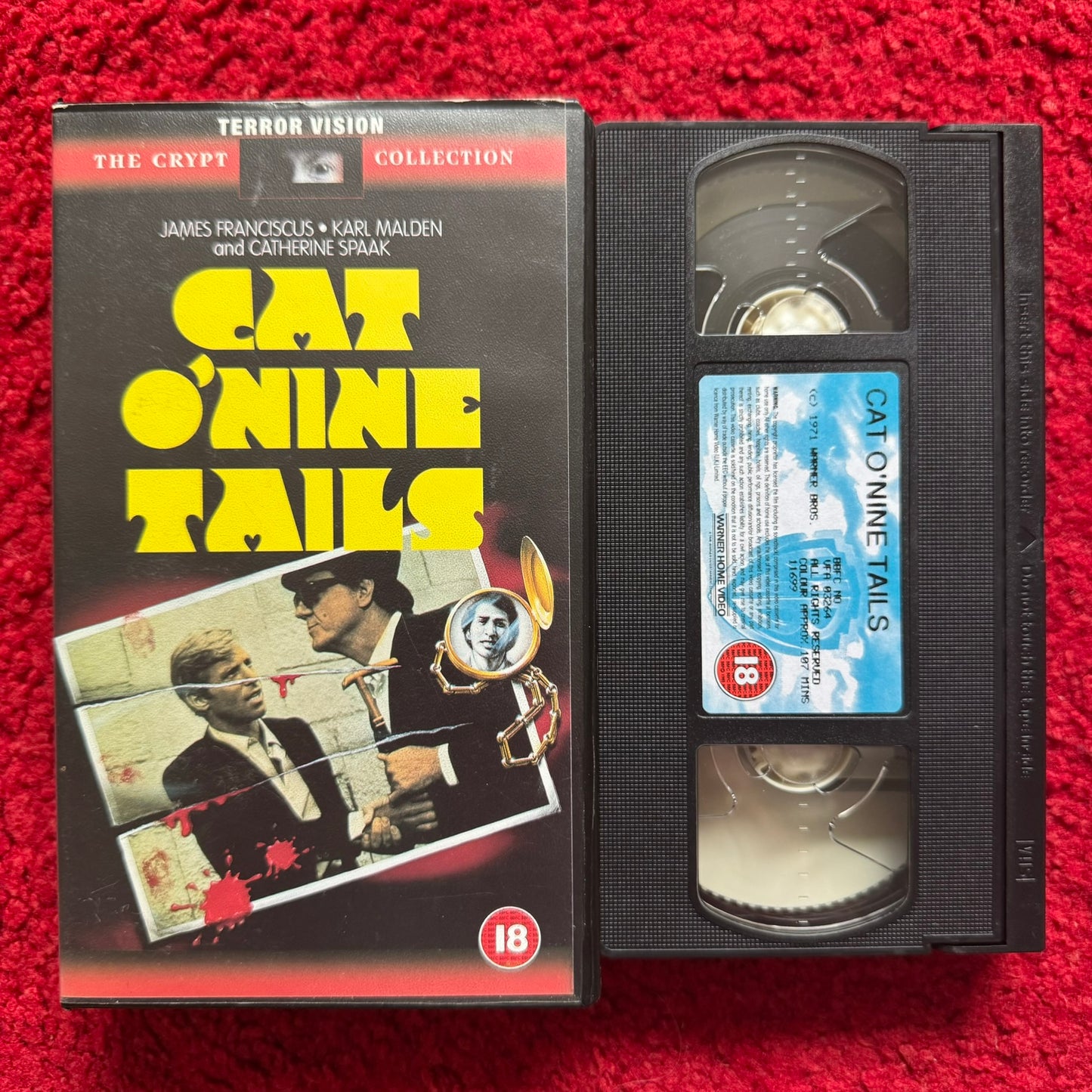 Cat O'Nine Tails VHS Video (1971) S011699