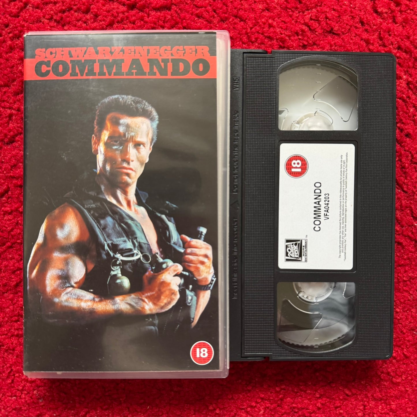 Commando VHS Video (1985) 01484S