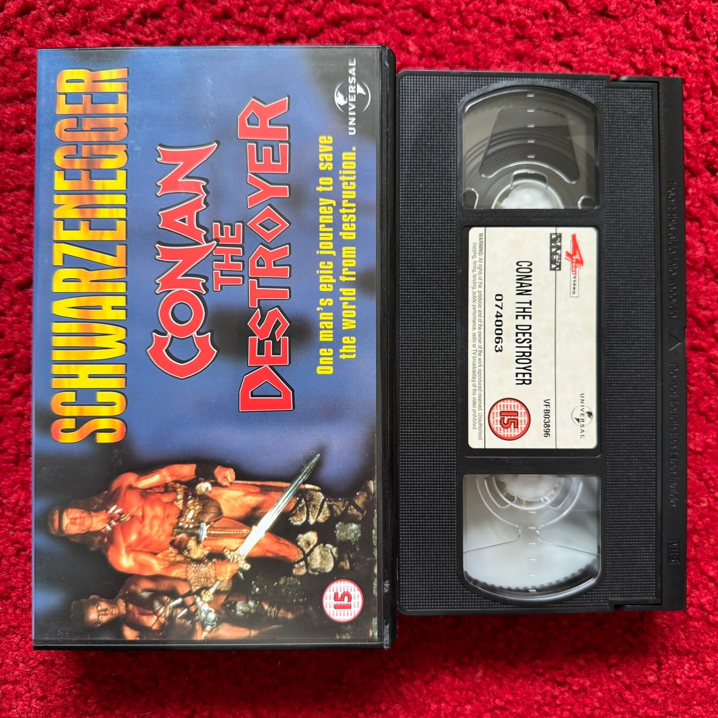 Conan The Destroyer VHS Video (1984) 740063