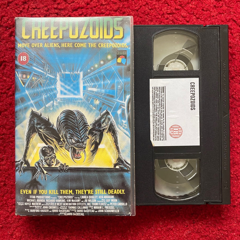 Creepozoids VHS Video (1987) CBOX8004