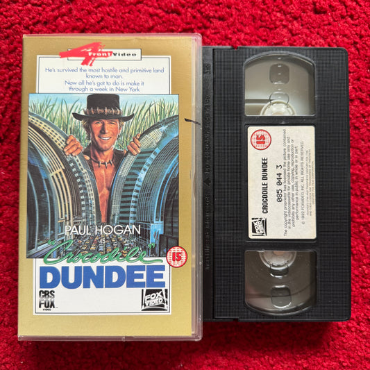 Crocodile Dundee VHS Video (1986) 850443