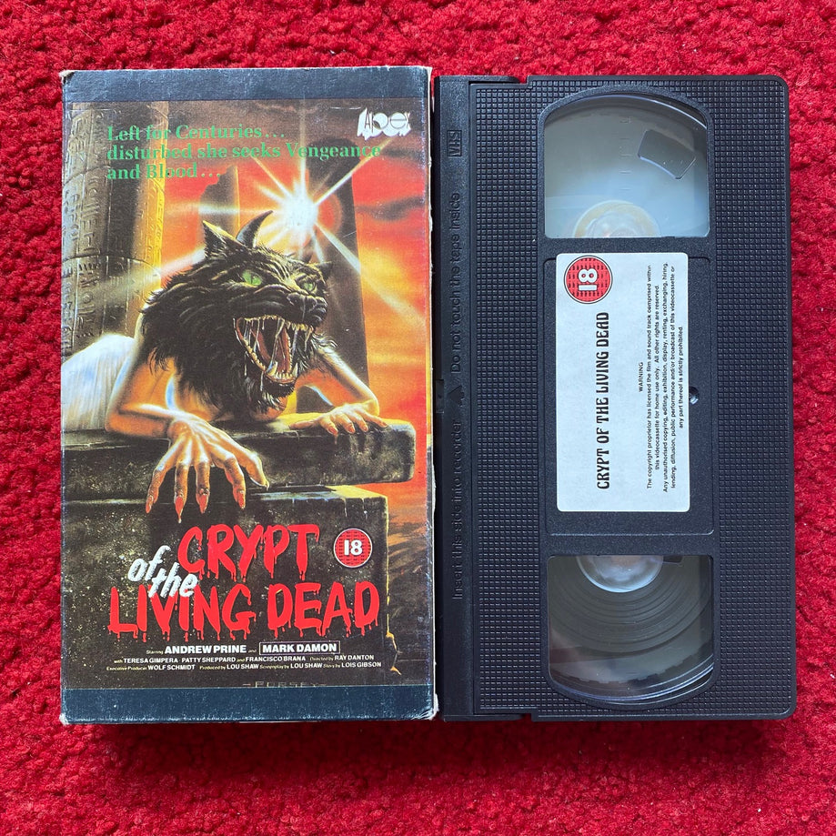 Crypt of the Living Dead VHS Video (1973) COTLDAPEX