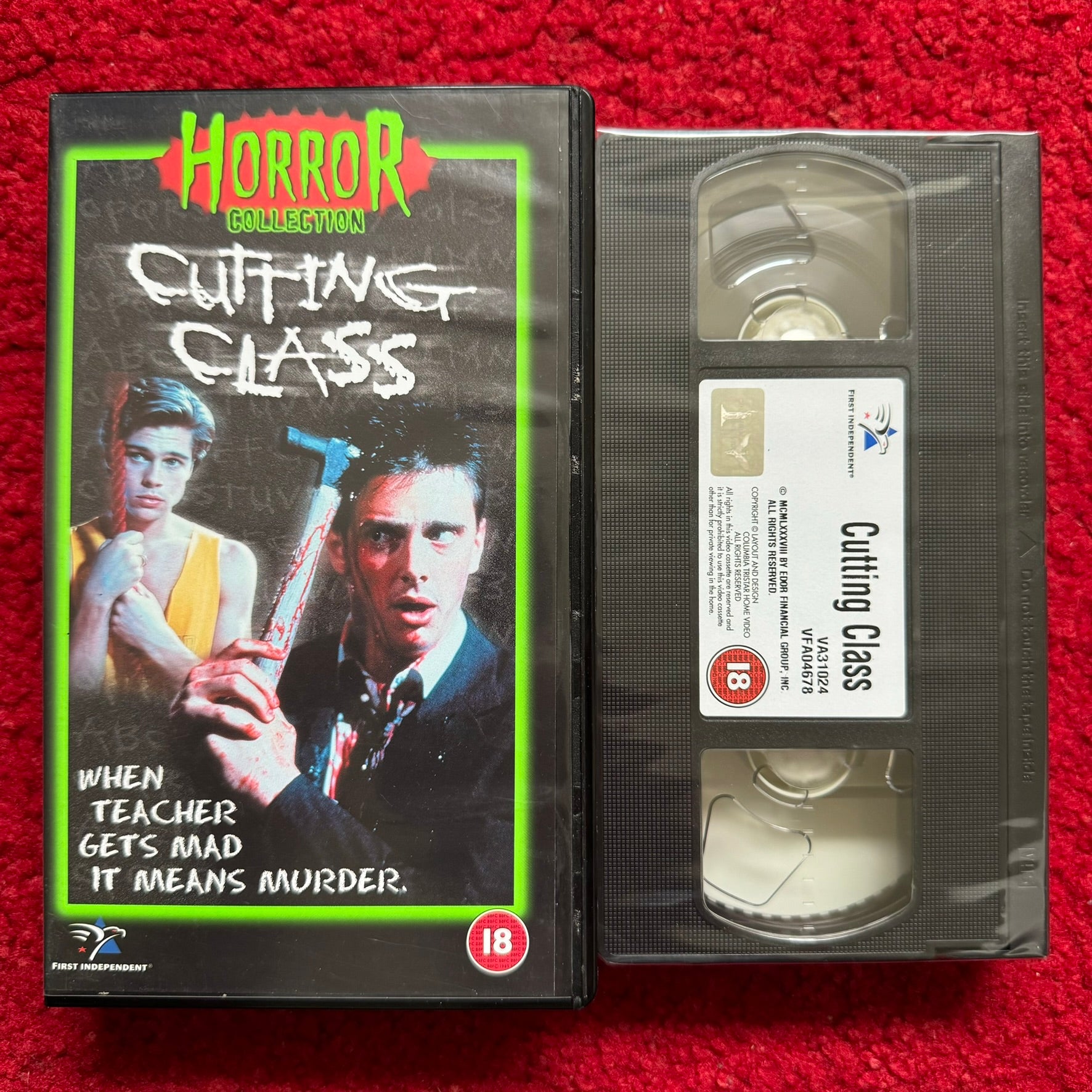 Cutting Class VHS Video (1989) VA31024