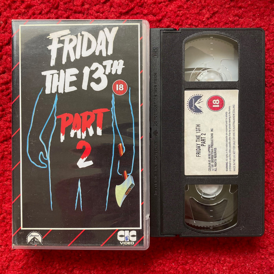 Friday the 13th Part 2 VHS Video (1981) VHR2035
