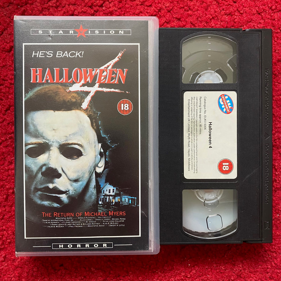 Halloween 4 VHS Video (1988) EUKV6006