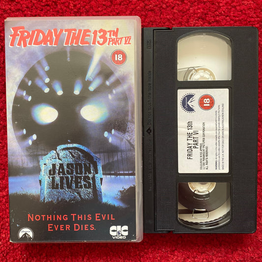 Friday The 13th Part VI: Jason Lives VHS Video (1986) VHR22236