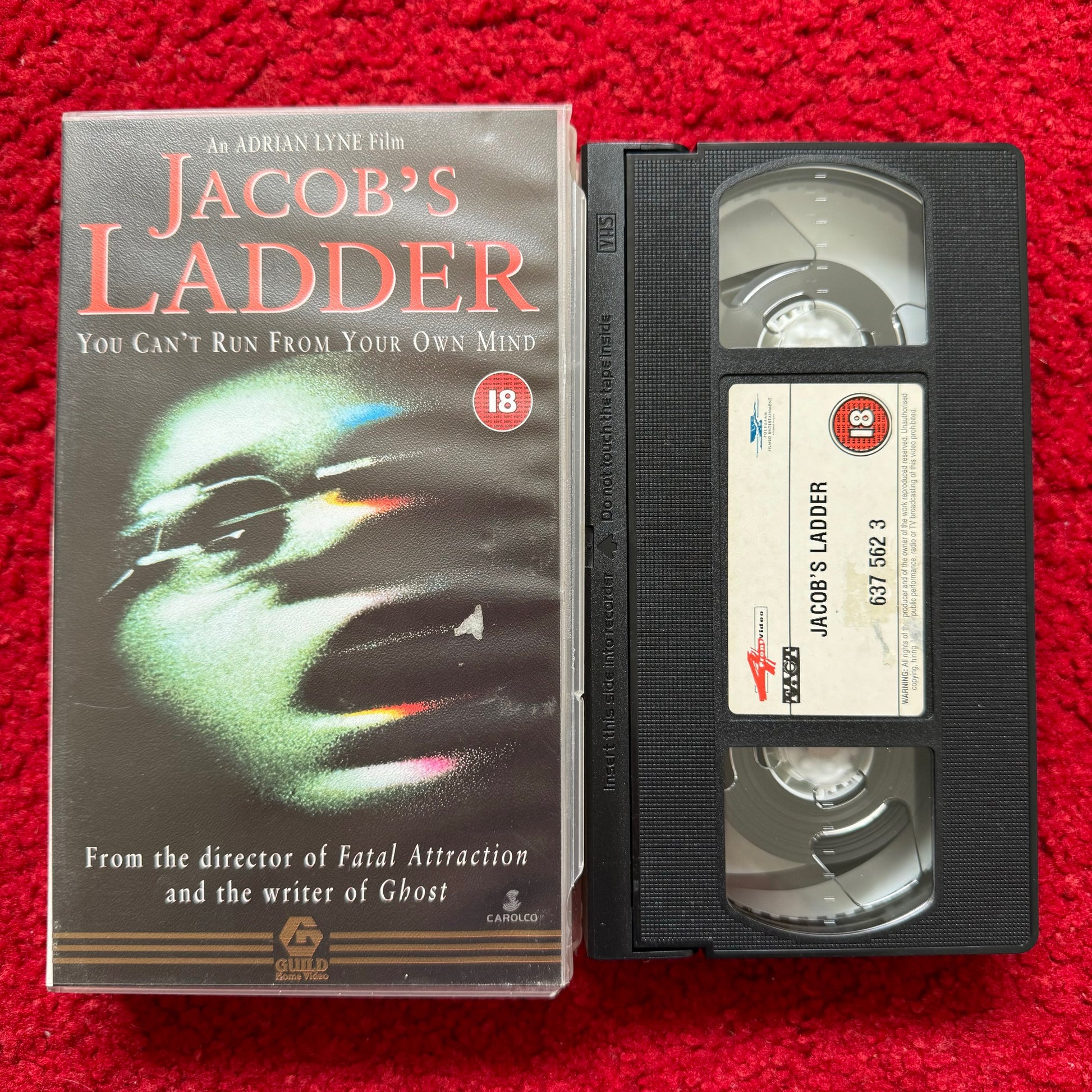 Jacob's Ladder VHS Video (1990) 6375623