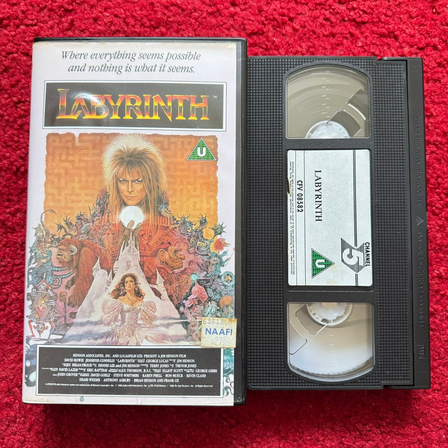 Labyrinth VHS Video (1986) CFV08582