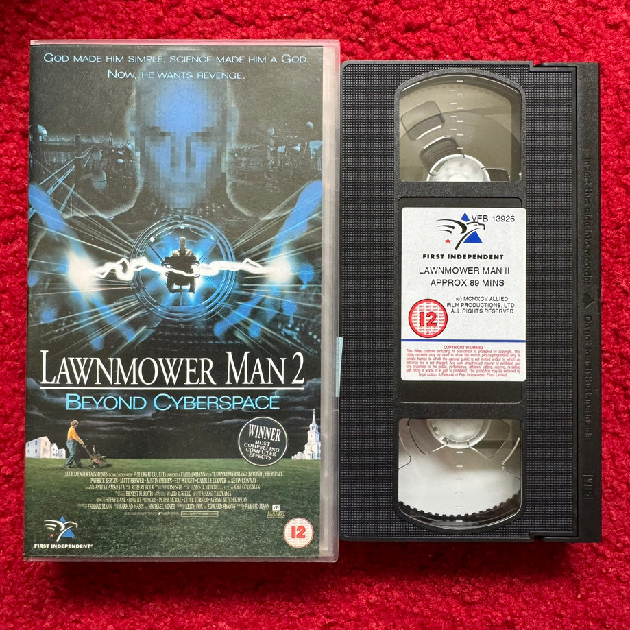 Lawnmower Man 2: Beyond Cyberspace VHS Video (1996) VA30922