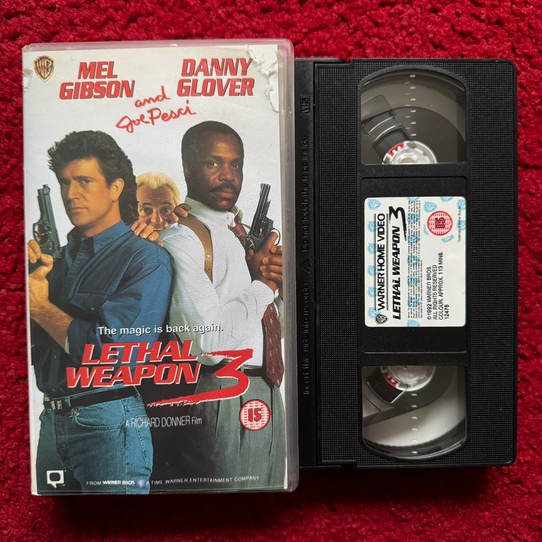 Lethal Weapon 3 VHS Video (1992) PES12475