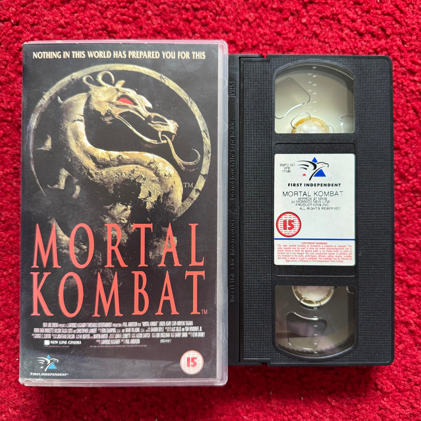 Mortal Kombat VHS Video (1995) VA30656