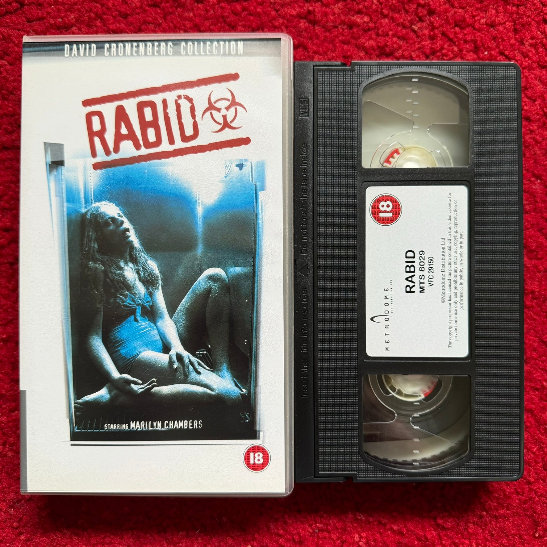 Rabid VHS Video (1977) MTS8029