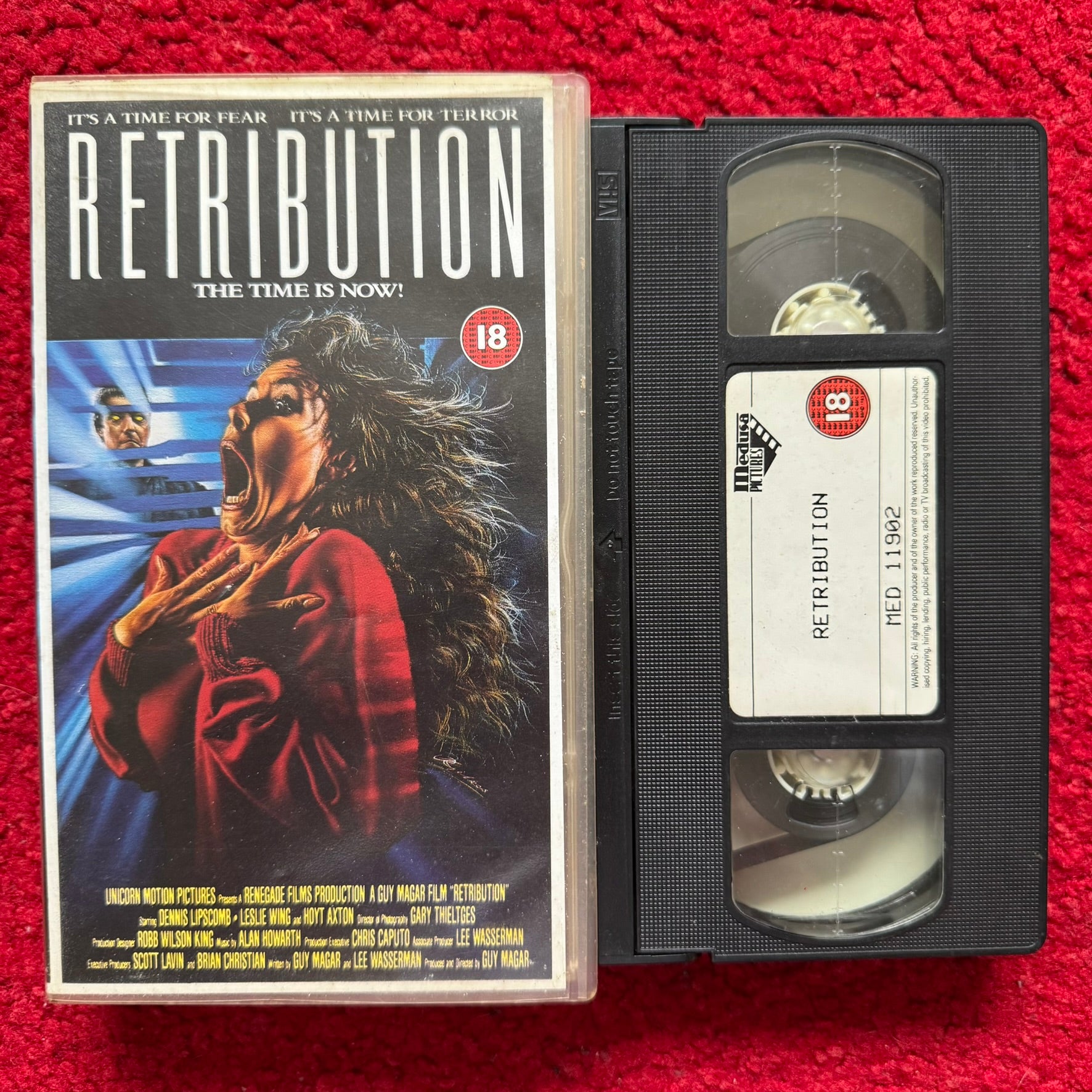 Retribution VHS Video (1987) MED11902