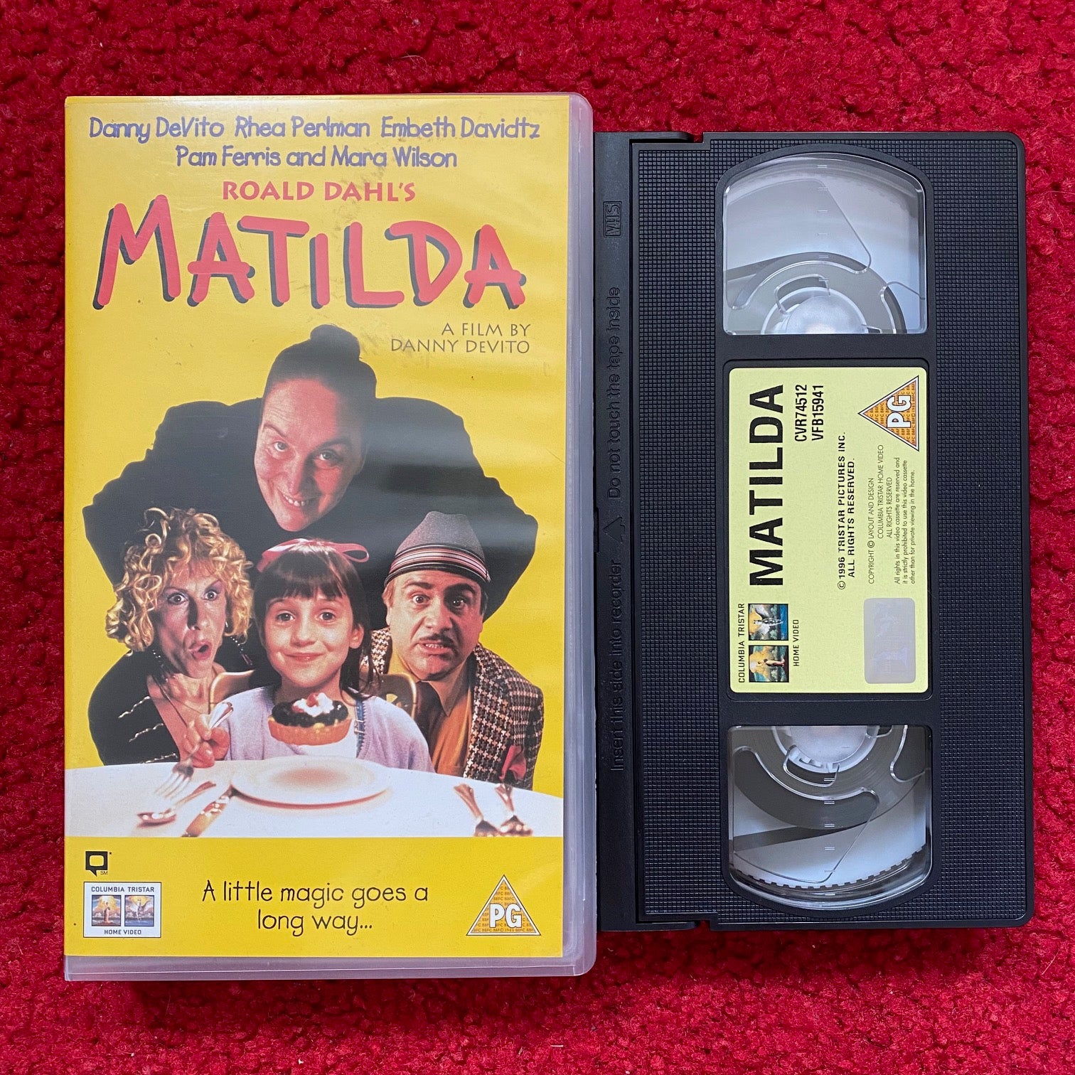 Roald Dahl's Matilda VHS Video (1996) CVR74512 – Horror Stock