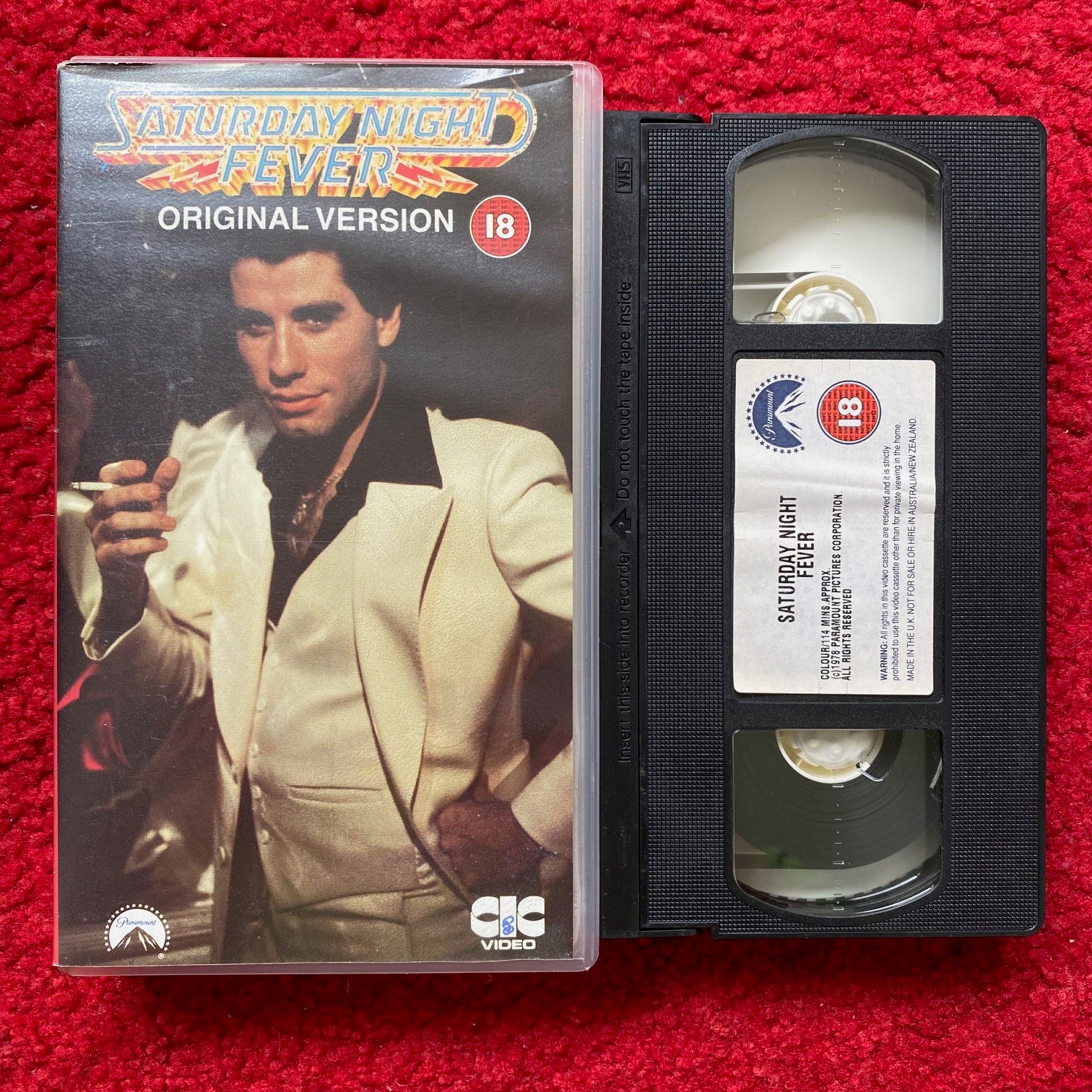 Saturday Night Fever VHS Video (1977) VHR2362