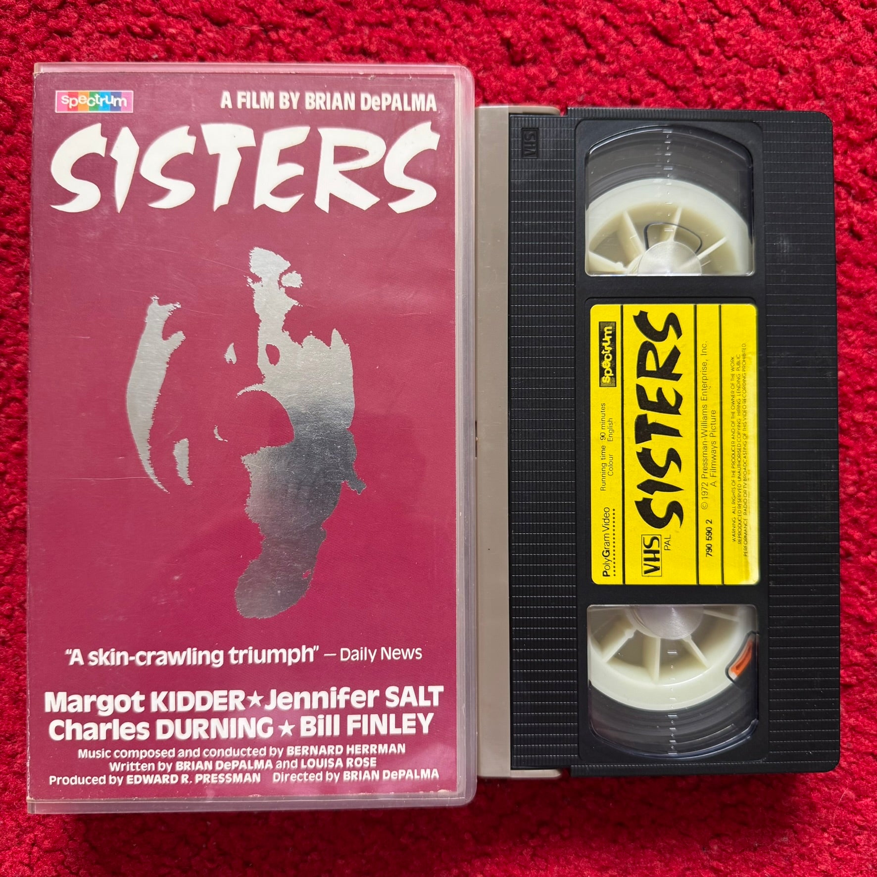 Sisters VHS Video (1972) 7905902