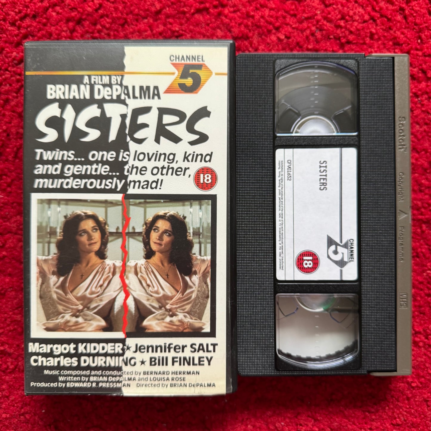 Sisters VHS Video (1972) CFV01652