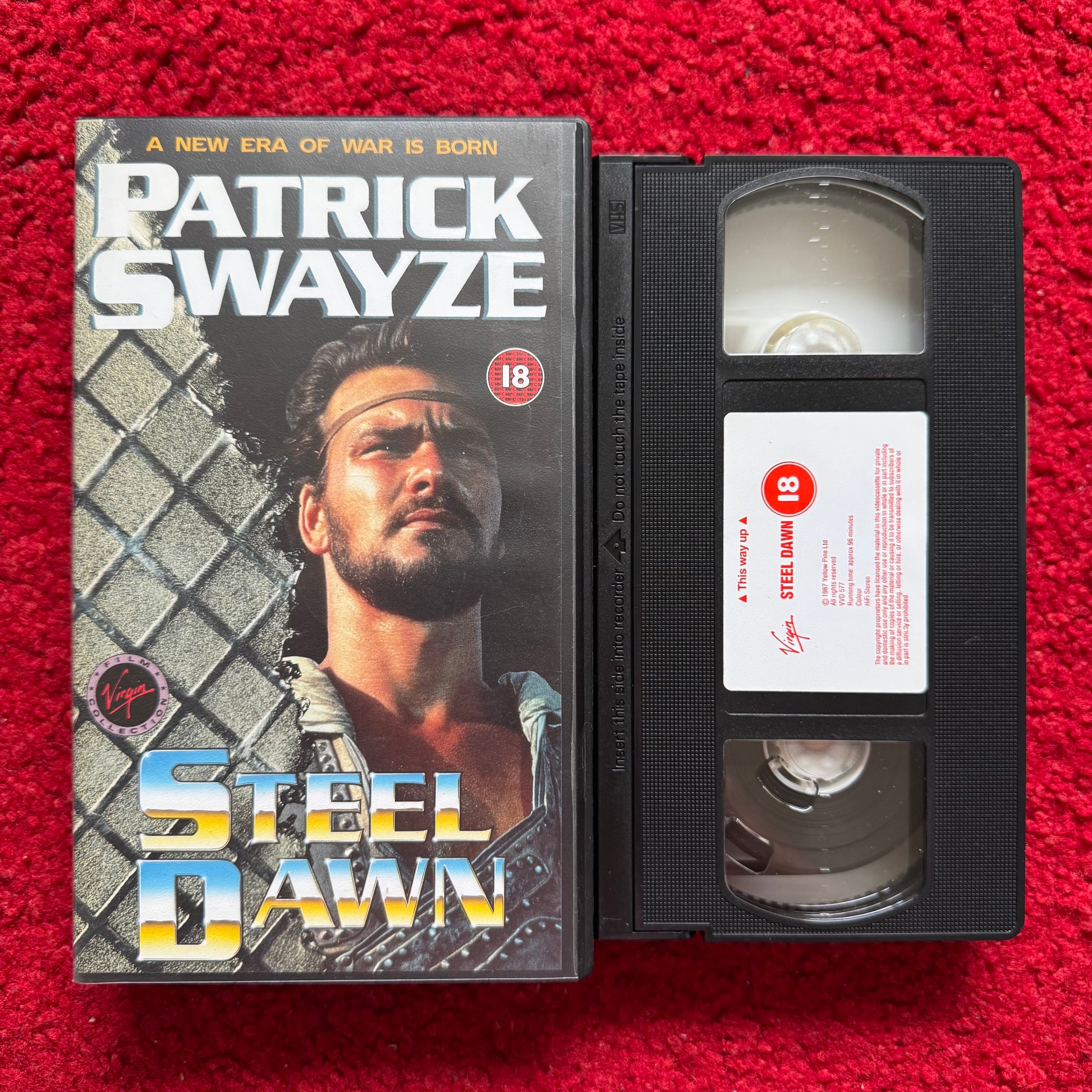 Steel Dawn VHS Video (1987) VVD577