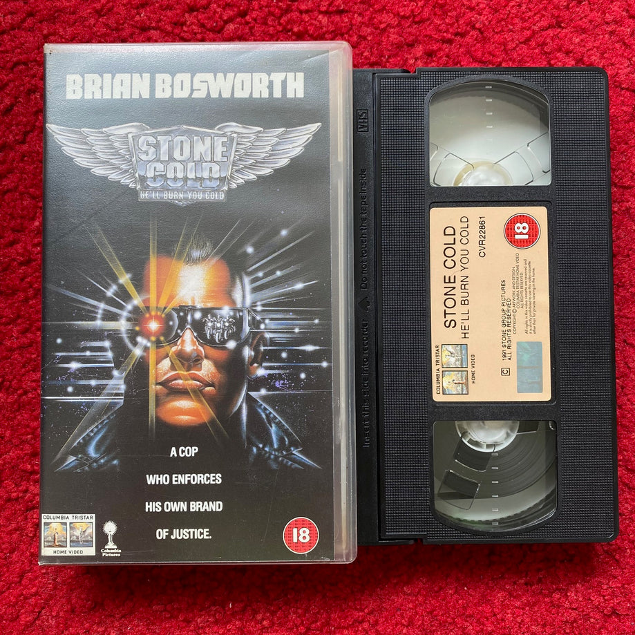 Stone Cold VHS Video (1991) CVR22861