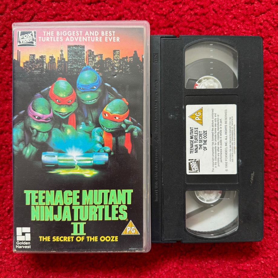 Teenage Mutant Ninja Turtles II: The Secret of the Ooze VHS Video (1991) 1921