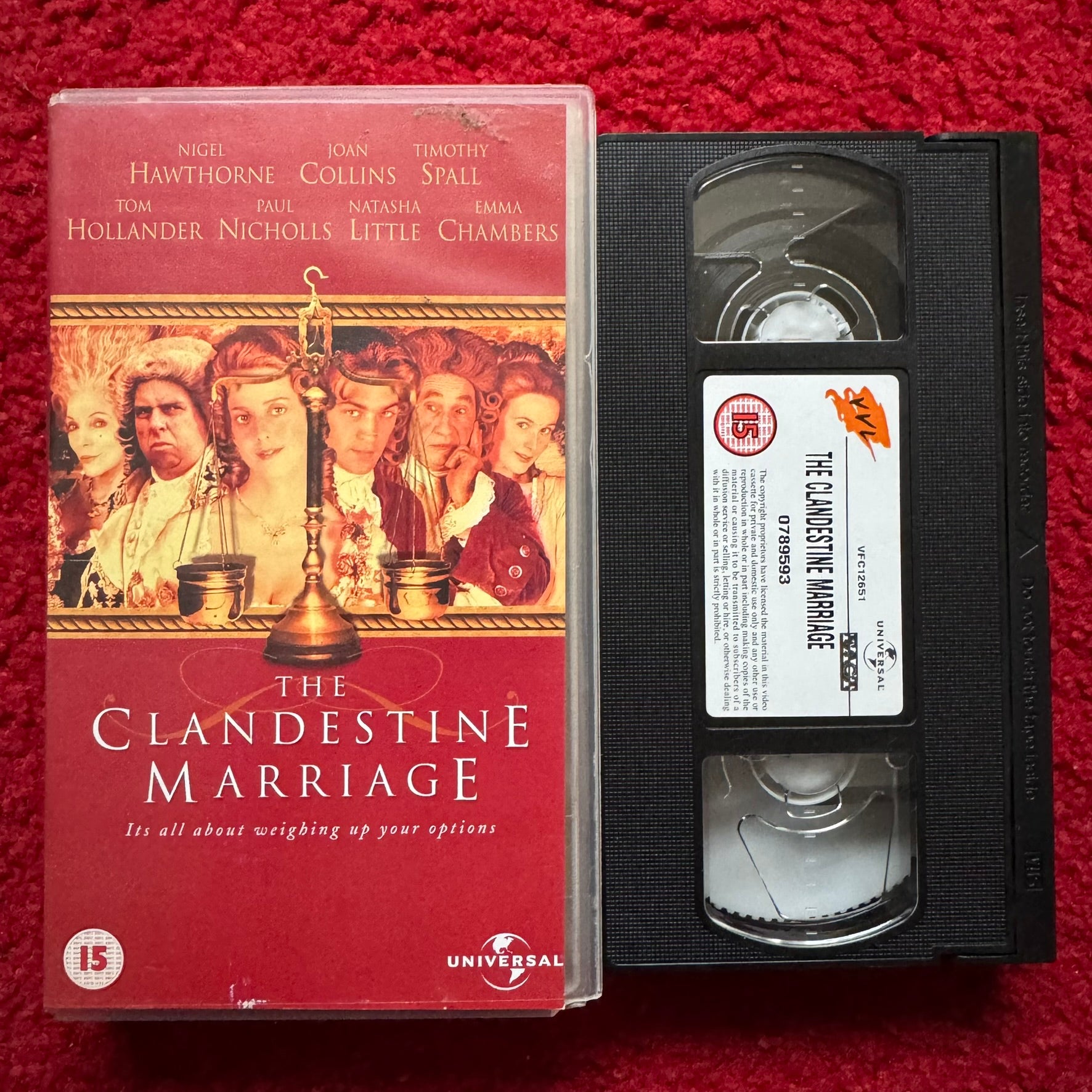 The Clandestine Marriage VHS Video (1999) 789593