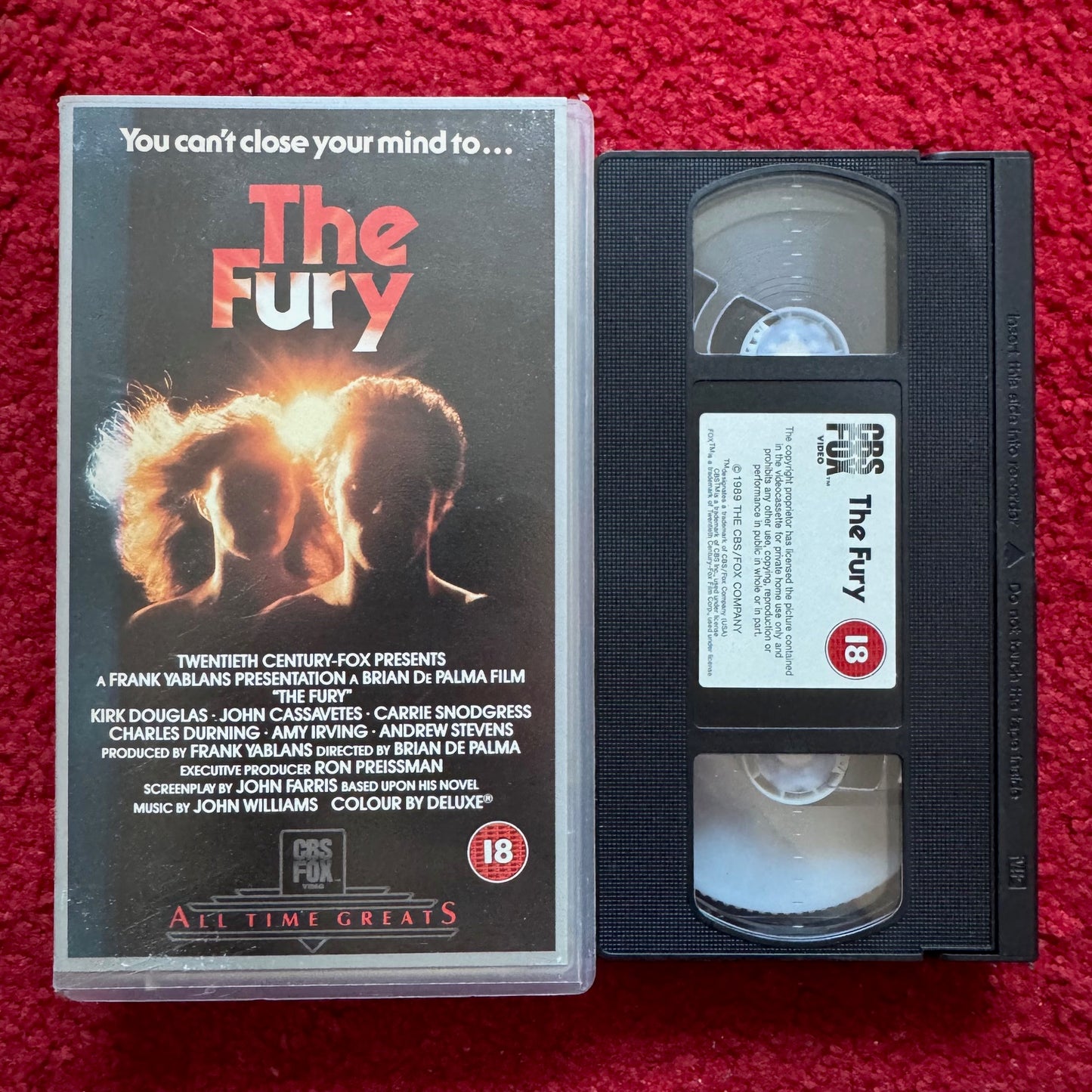 The Fury VHS Video (1978) 1097