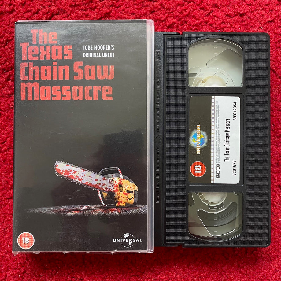 The Texas Chain Saw Massacre VHS Video (1974) 8201678