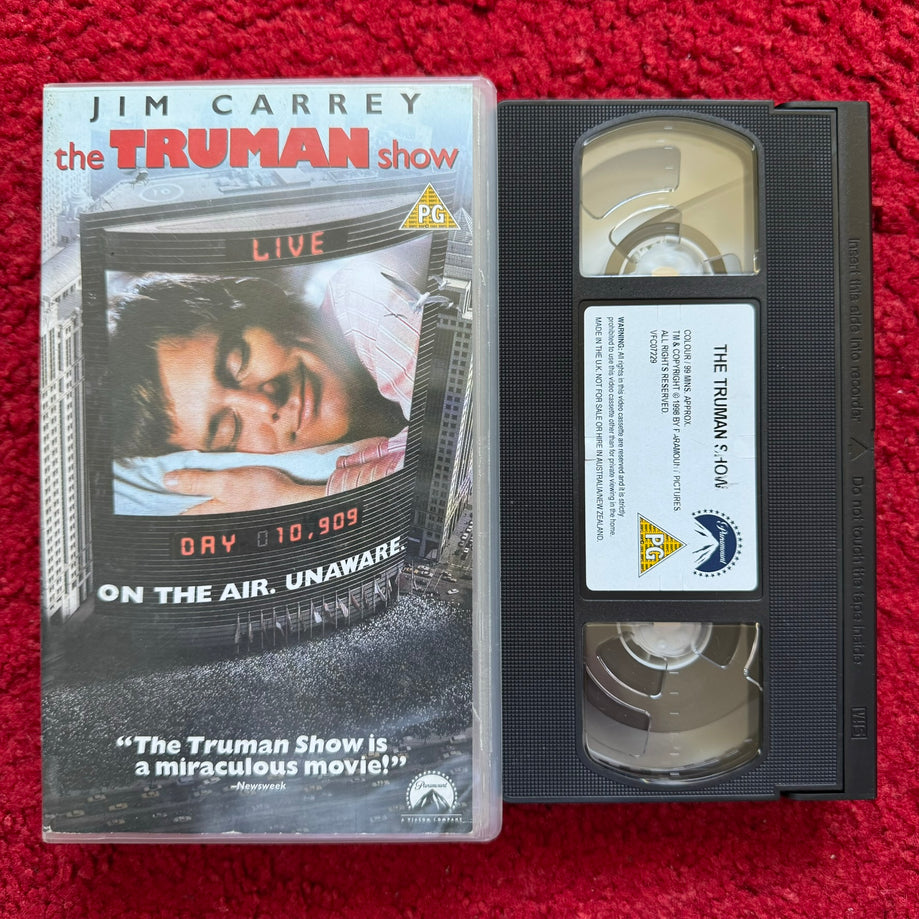 The Truman Show VHS Video (1998) VHR4586