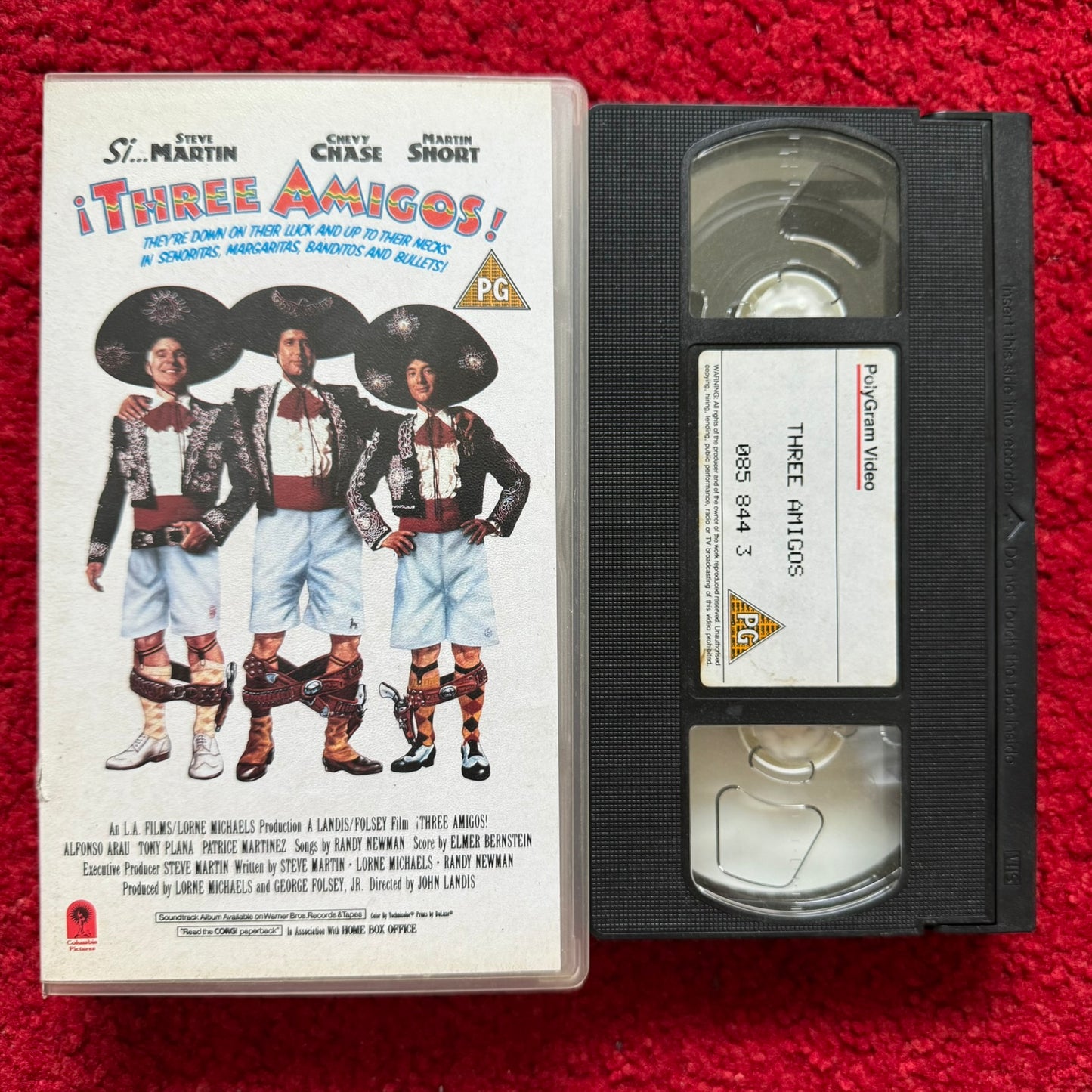 Three Amigos! VHS Video (1986) 858443