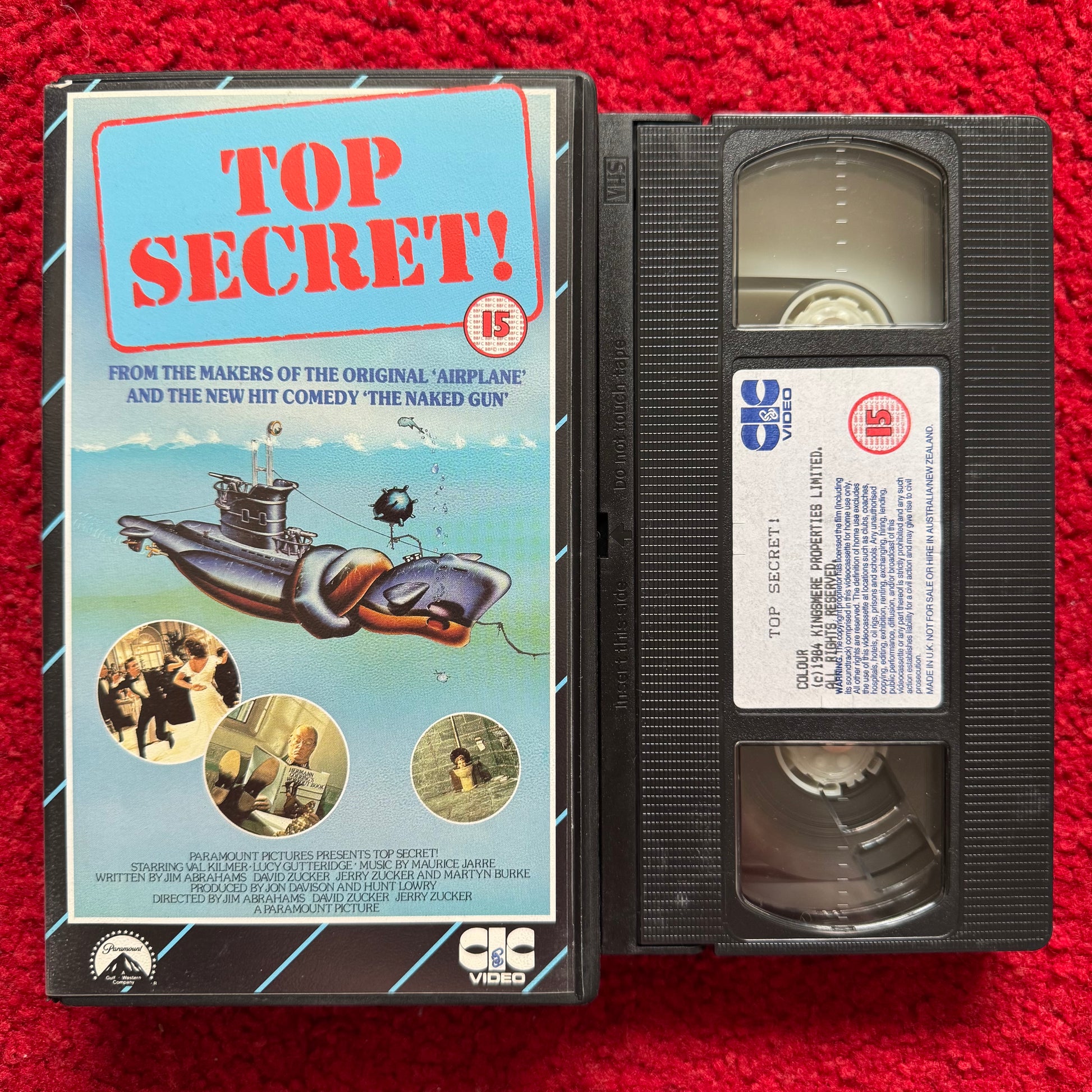 Top Secret! VHS Video (1984) VHR2135