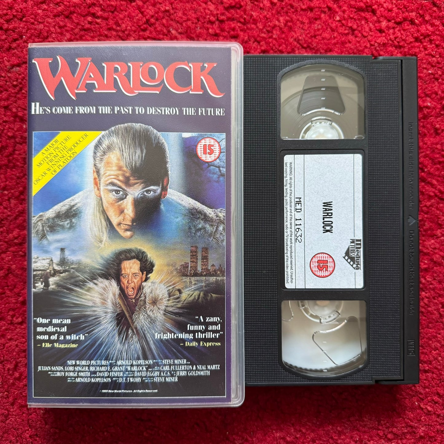 Warlock VHS Video (1989) MED11632