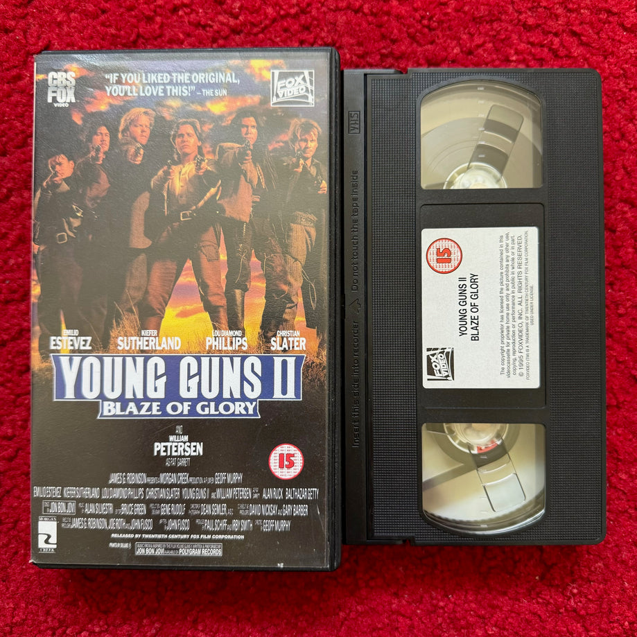 Young Guns II: Blaze of Glory VHS Video (1990) 1902