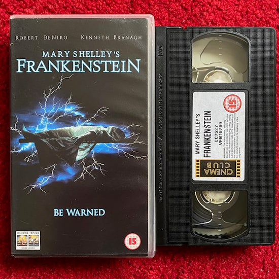 Mary Shelley's Frankenstein VHS Video (1994) CC7527