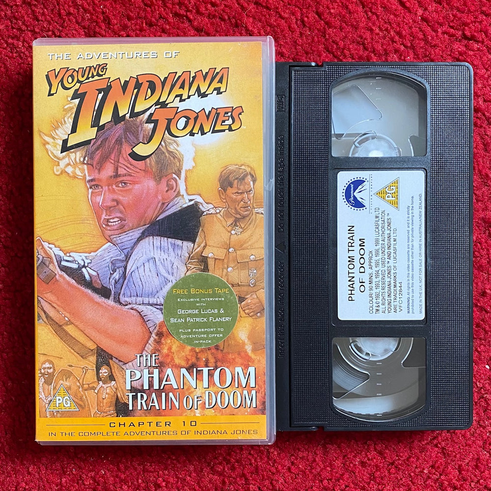 The Adventures Of Young Indiana Jones: The Phantom Train Of Doom VHS V –  Horror Stock