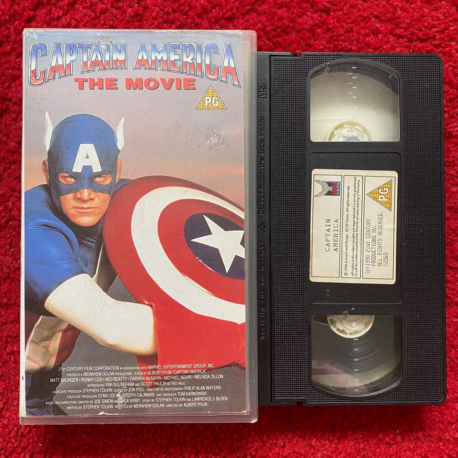 Captain America The Movie VHS Video (1990) CVI1439