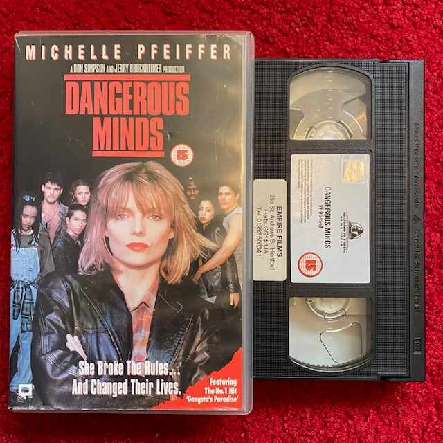 Dangerous Minds Ex Rental VHS Video (1995) D973982