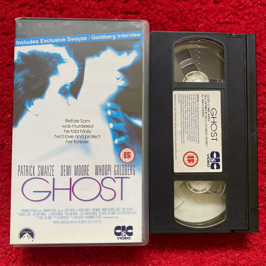 Ghost VHS Video (1990) VHR2496